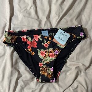 Shade & Shore Tropical Floral Bikini Bottom